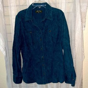 EDDIE BAUER CORDUROY BLOUSE